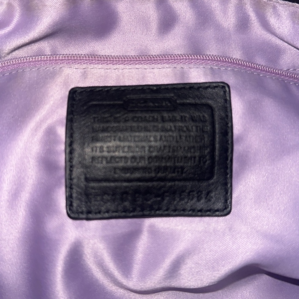 Coach Black and Tan Shoulder Bag - Picture 3 of 4